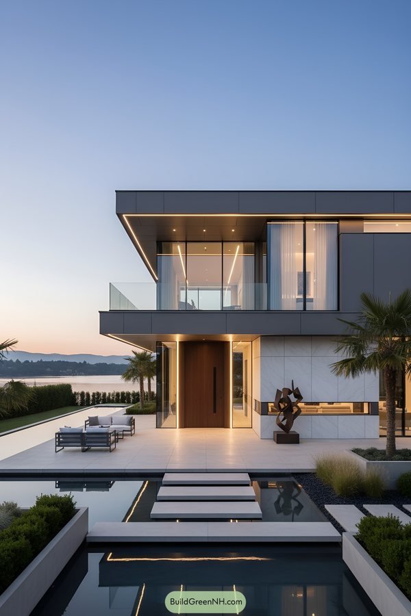 Modern residence finished by Hitech Paint Solutions